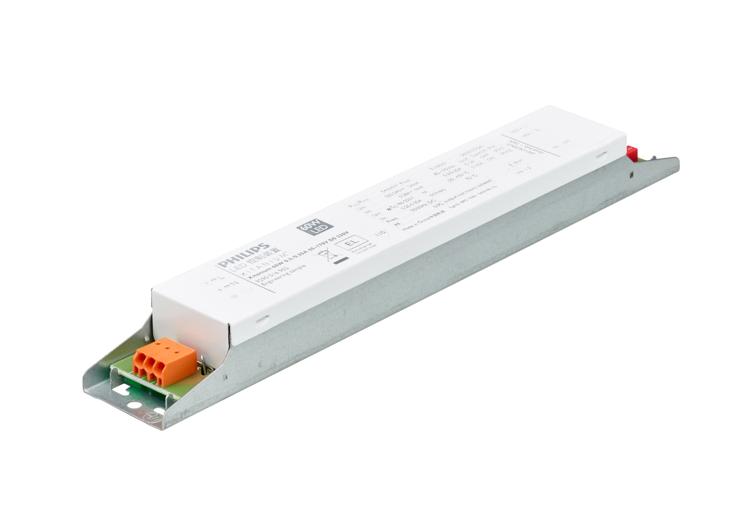Xitanium 60W 0.3/0.35A 85-170V DS 230V | 929001695206 Xitanium 60W 0.3/0.35A 85-170V DS 230V | 929001695206